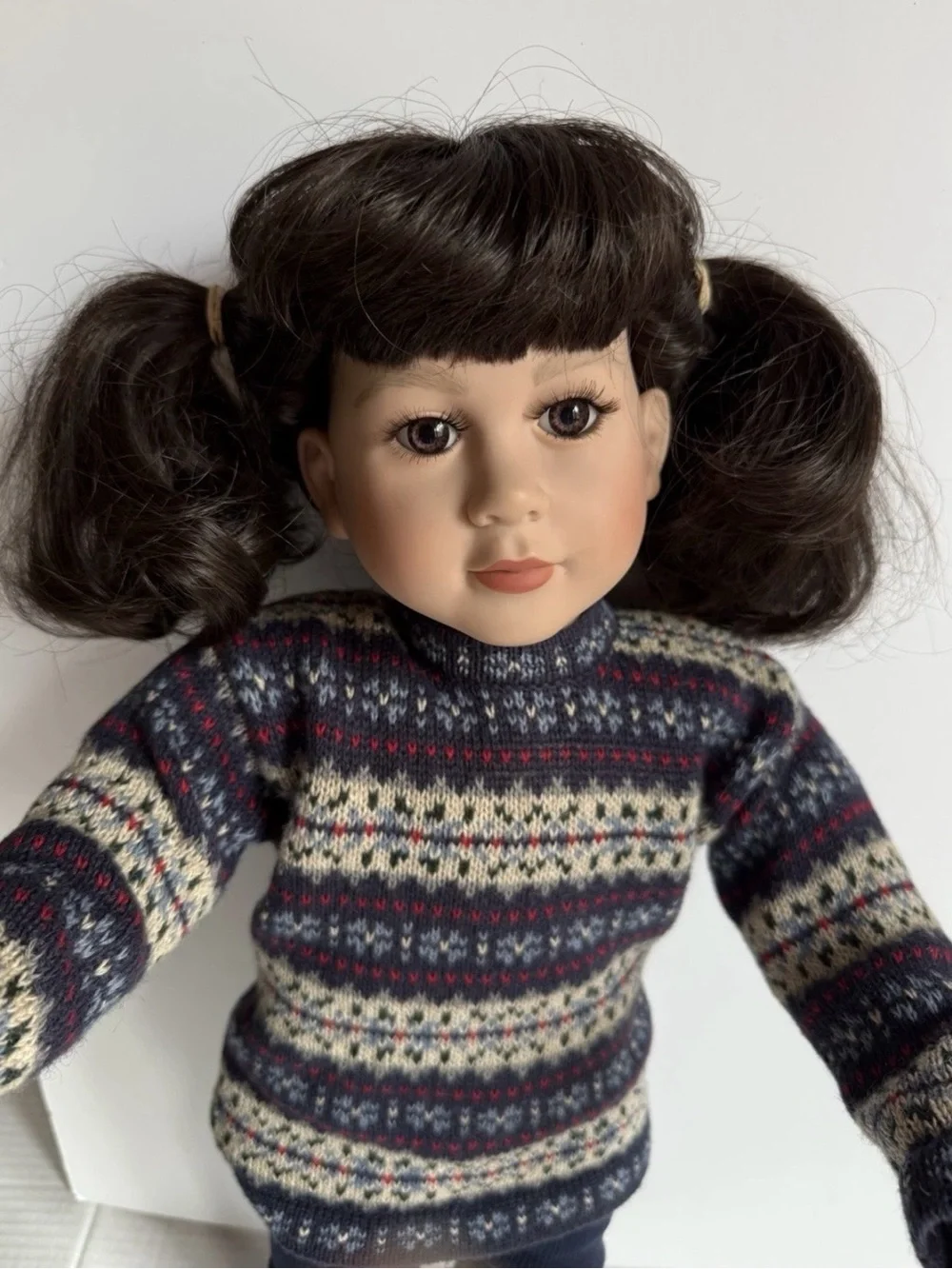 Authentic My Twinn Doll Brunette Pigtails Original ‘97 USA 23” Vincent DeFilippo